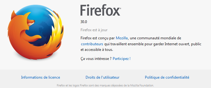 Mozilla Firefox 30